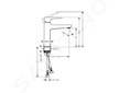 Hansgrohe Metropol - Umyvadlová baterie s výpustí Push-Open, chrom 74507000