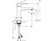 Hansgrohe Metropol - Umyvadlová baterie s výpustí Push-Open, kartáčovaný bronz 32507140