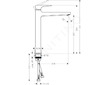 Hansgrohe Metropol - Umyvadlová baterie s výpustí Push-Open, kartáčovaný bronz 32512140