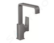 Hansgrohe Metropol - Umyvadlová baterie s výpustí Push-Open, kartáčovaný černý chrom 32511340