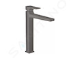 Hansgrohe Metropol - Umyvadlová baterie s výpustí Push-Open, kartáčovaný černý chrom 32512340