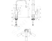 Hansgrohe Metropol - Umyvadlová baterie s výpustí Push-Open, leštěný vzhled zlata 32511990