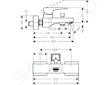 Hansgrohe Metropol - Vanová baterie, chrom 74540000