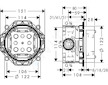 Hansgrohe Montážní tělesa - Montážní těleso pod omítku iBox universal 01800180