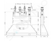 Hansgrohe Montážní tělesa - Základní těleso čtyřotvorové vanové baterie na okraj vany 13444180