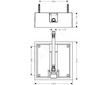 Hansgrohe Montážní tělesa - Základní těleso pro horní sprchu Raindance 260/260 mm, 1jet 26471180