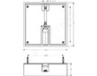 Hansgrohe Montážní tělesa - Základní těleso pro horní sprchu Raindance E, 400x400 mm 26254180