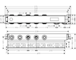 Hansgrohe Montážní tělesa - Základní těleso RainSelect pro 3 spotřebiče 15311180