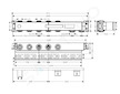 Hansgrohe Montážní tělesa - Základní těleso RainSelect pro 4 spotřebiče 15312180
