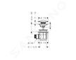 Hansgrohe Odtokové soupravy - Odtoková souprava Push-Open pro vany, chrom 50107000