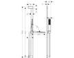 Hansgrohe Pulsify E - Set sprchové hlavice, tyče a hadice, EcoSmart+, chrom 24381000