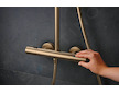 Hansgrohe Pulsify S Puro - Sprchový set s termostatem, průměr 26 cm, 1 proud, EcoSmart, kartáčovaný bronz 24223140