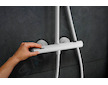 Hansgrohe Pulsify S Puro - Sprchový set s termostatem, průměr 26 cm, 1 proud, EcoSmart, matná bílá 24223700