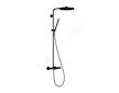 Hansgrohe Pulsify S Puro - Sprchový set s termostatem, průměr 26 cm, 1 proud, EcoSmart, matná černá 24223670