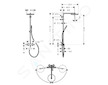 Hansgrohe Pulsify S Puro - Sprchový set s termostatem, průměr 26 cm, 1 proud, kartáčovaný bronz 24222140