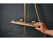 Hansgrohe Pulsify S Puro - Sprchový set s termostatem, průměr 26 cm, 1 proud, kartáčovaný bronz 24222140