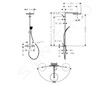 Hansgrohe Pulsify S Puro - Sprchový set s termostatem, průměr 26 cm, 3 proudy, EcoSmart, chrom 24237000