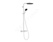 Hansgrohe Pulsify S Puro - Sprchový set s termostatem, průměr 26 cm, 3 proudy, EcoSmart, matná bílá 24237700