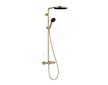 Hansgrohe Pulsify S Puro - Sprchový set s termostatem, průměr 26 cm, 3 proudy, kartáčovaný bronz 24236140