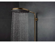 Hansgrohe Pulsify S Puro - Sprchový set s termostatem, průměr 26 cm, 3 proudy, kartáčovaný bronz 24237140