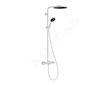 Hansgrohe Pulsify S Puro - Sprchový set s termostatem, průměr 26 cm, 3 proudy, matná bílá 24236700