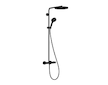 Hansgrohe Pulsify S Puro - Sprchový set s termostatem, průměr 26 cm, 3 proudy, matná černá 24236670