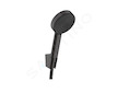 Hansgrohe Pulsify S - Set sprchové hlavice, 1 proud, držáku a hadice 125 cm, matná černá 24301670