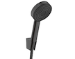 Hansgrohe Pulsify S - Set sprchové hlavice, držáku a hadice, EcoSmart+, matná černá 24307670