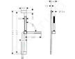 Hansgrohe Pulsify S - Set sprchové hlavice, tyče a hadice, EcoSmart, chrom 24372000