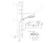 Hansgrohe Pulsify Select S - Sprchový set s termostatem, 3 proudy, EcoSmart, chrom 24262000