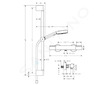 Hansgrohe Pulsify Select S - Sprchový set s termostatem, 3 proudy, EcoSmart, chrom 24272000