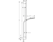 Hansgrohe Pulsify Select - Set sprchové hlavice, 3 proudy, tyče 96 cm a hadice, chrom 24170000