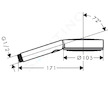 Hansgrohe Pulsify Select - Sprchová hlavice Relaxation 105, 3 proudy, EcoSmart, kartáčovaný bronz 24111140