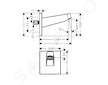 Hansgrohe Pulsify - Sprchové rameno, 15 cm, matná černá 24149670