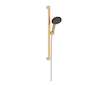 Hansgrohe Raindance Alive Select S - Set sprchové hlavice, tyče a hadice, 3 proudy, EcoSmart, kartáčovaný bronz 24600140