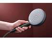 Hansgrohe Raindance Alive Select S - Set sprchové hlavice, tyče a hadice, 3 proudy, EcoSmart, kartáčovaný černý chrom 24601340