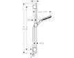 Hansgrohe Raindance Alive Select S - Set sprchové hlavice, tyče a hadice, 3 proudy, EcoSmart, kartáčovaný černý chrom 24602340
