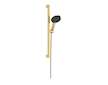 Hansgrohe Raindance Alive Select S - Set sprchové hlavice, tyče a hadice, 3 proudy, EcoSmart, leštěný vzhled zlata 24600990