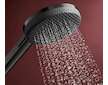 Hansgrohe Raindance Alive Select S - Sprchová hlavice, 3 proudy, EcoSmart, kartáčovaný černý chrom 24511340