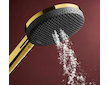 Hansgrohe Raindance Alive Select S - Sprchová hlavice, 3 proudy, EcoSmart+, leštěný vzhled zlata 24512990