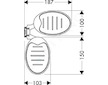 Hansgrohe Raindance - Cassetta, miska na mýdlo, chrom 28698000