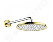 Hansgrohe Raindance Classic - Hlavová sprcha 270 Air, 1 proud, rameno 39 cm, chrom/vzhled zlata 27424090