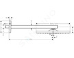 Hansgrohe Raindance E - Hlavová sprcha, 30x30 cm, EcoSmart, kartáčovaný černý chrom 26239340