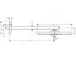 Hansgrohe Raindance E - Hlavová sprcha, 30x30 cm, leštěný vzhled zlata 26238990