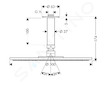 Hansgrohe Raindance - Hlavová sprcha 300, 1 proud, přívod od stropu 10 cm, chrom 27494000