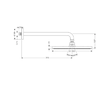 Hansgrohe Raindance - Hlavová sprcha 300, 1 proud, rameno 39 cm, chrom 27493000