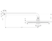 Hansgrohe Raindance - Hlavová sprcha 300, 1 proud, rameno 46 cm, chrom 27492000