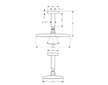 Hansgrohe Raindance New - Horní sprcha E 240 Air 1jet s přívodem od stropu 10 cm, chrom 27380000