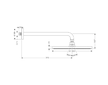 Hansgrohe Raindance S - Hlavová sprcha 300, 1 proud, EcoSmart 9 l/min, rameno 39 cm, chrom 26601000