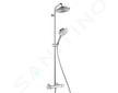 Hansgrohe Raindance S - Sprchový set Showerpipe 240 s termostatem, 3 proudy,  EcoSmart 9 l/min, chrom 27116000
